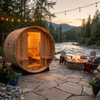 4-Person Cedar Barrel Sauna