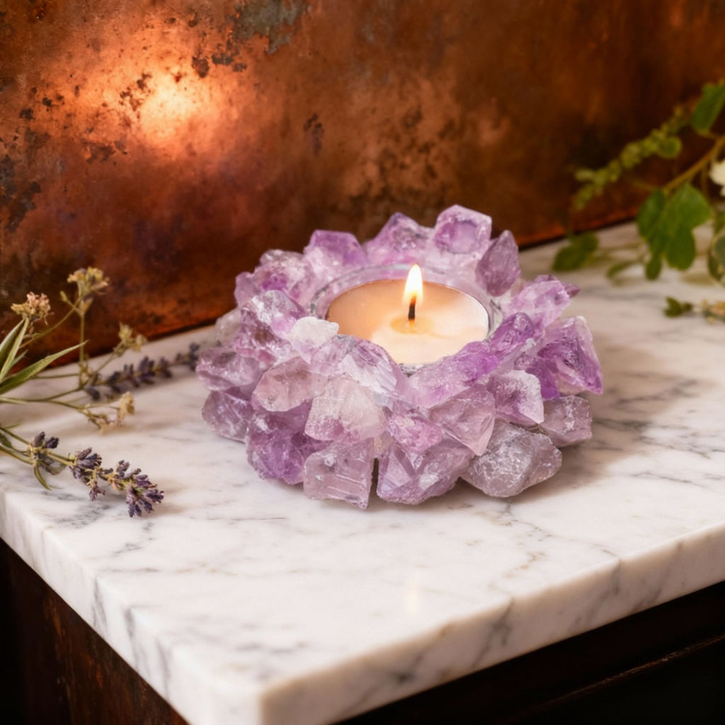 Crystal Candle Nest Ritual