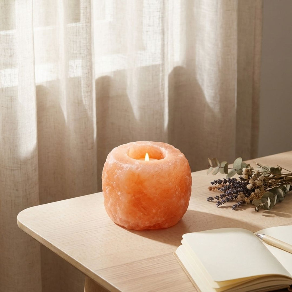 Himalayan Salt Candle Holder