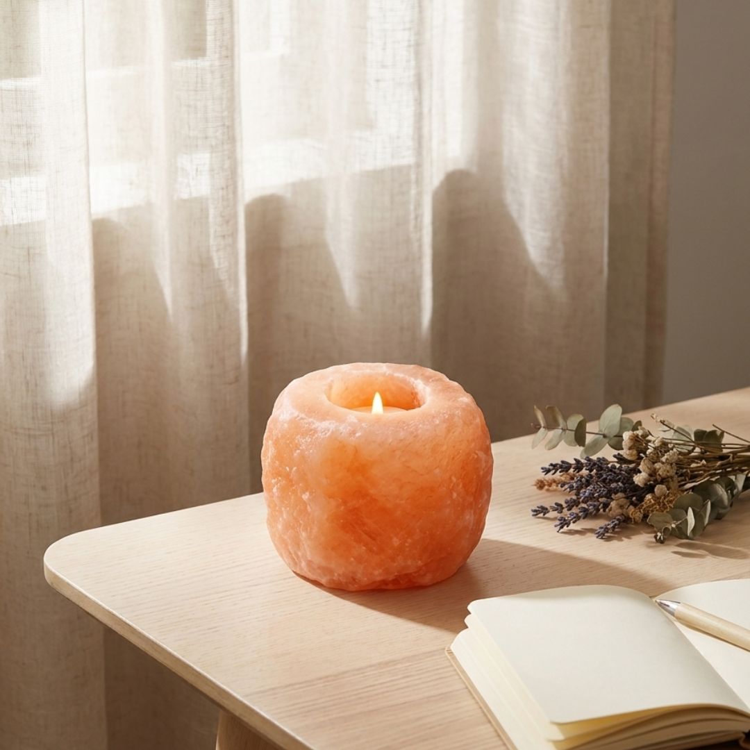 Himalayan Salt Candle Holder