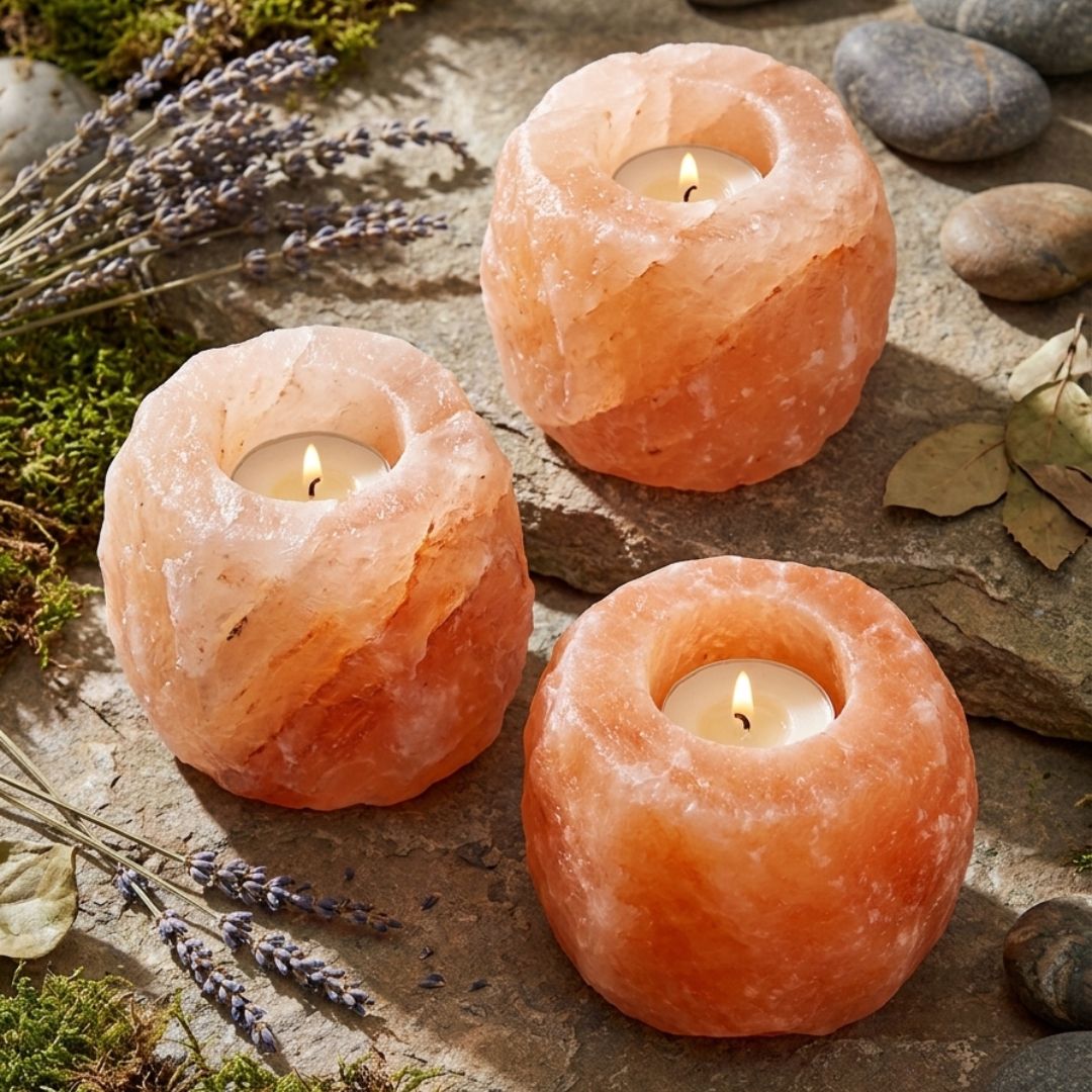 Himalayan Salt Candle Holder