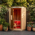 4-Person Vertical Barrel Sauna