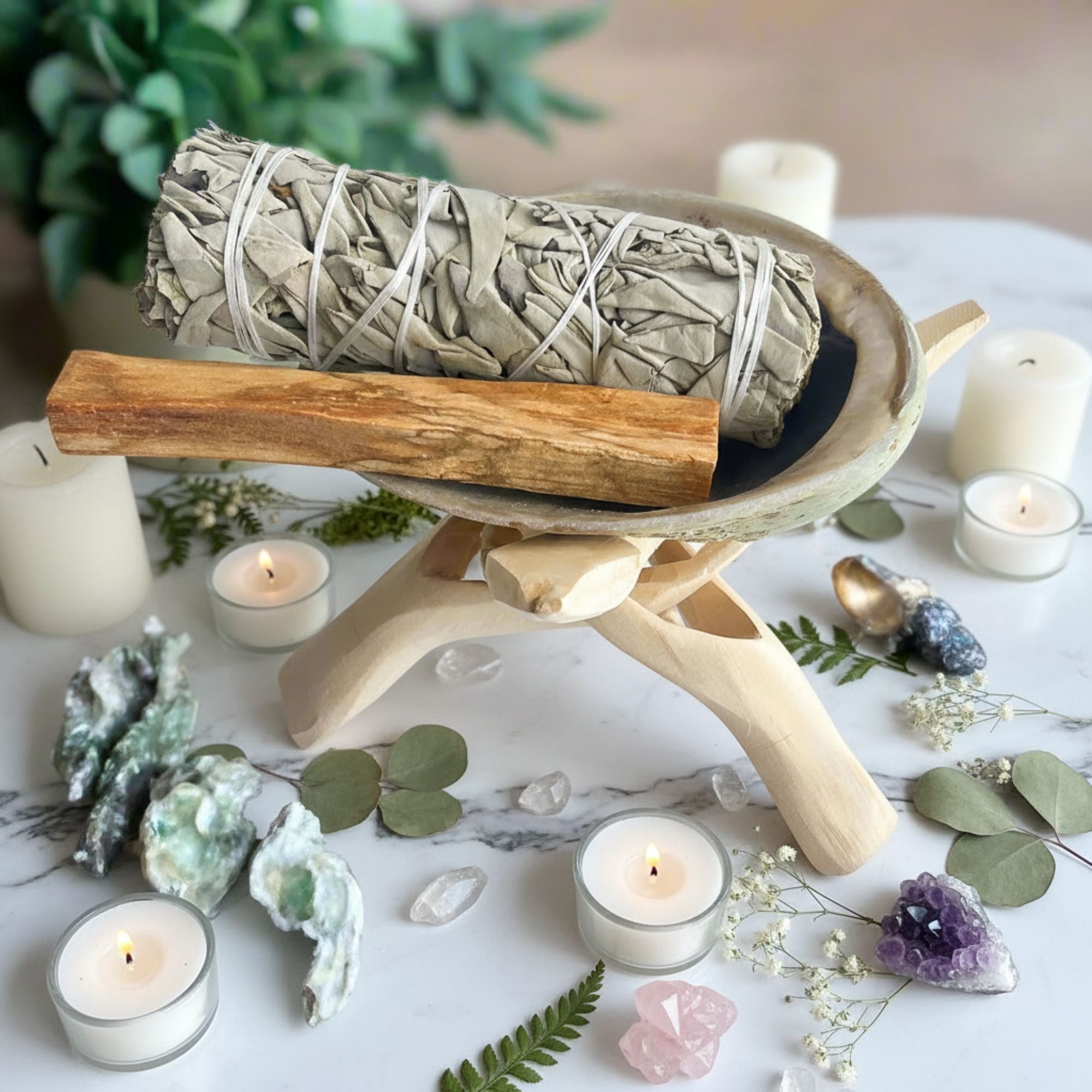 Sage & Abalone Shell Smudge Ritual