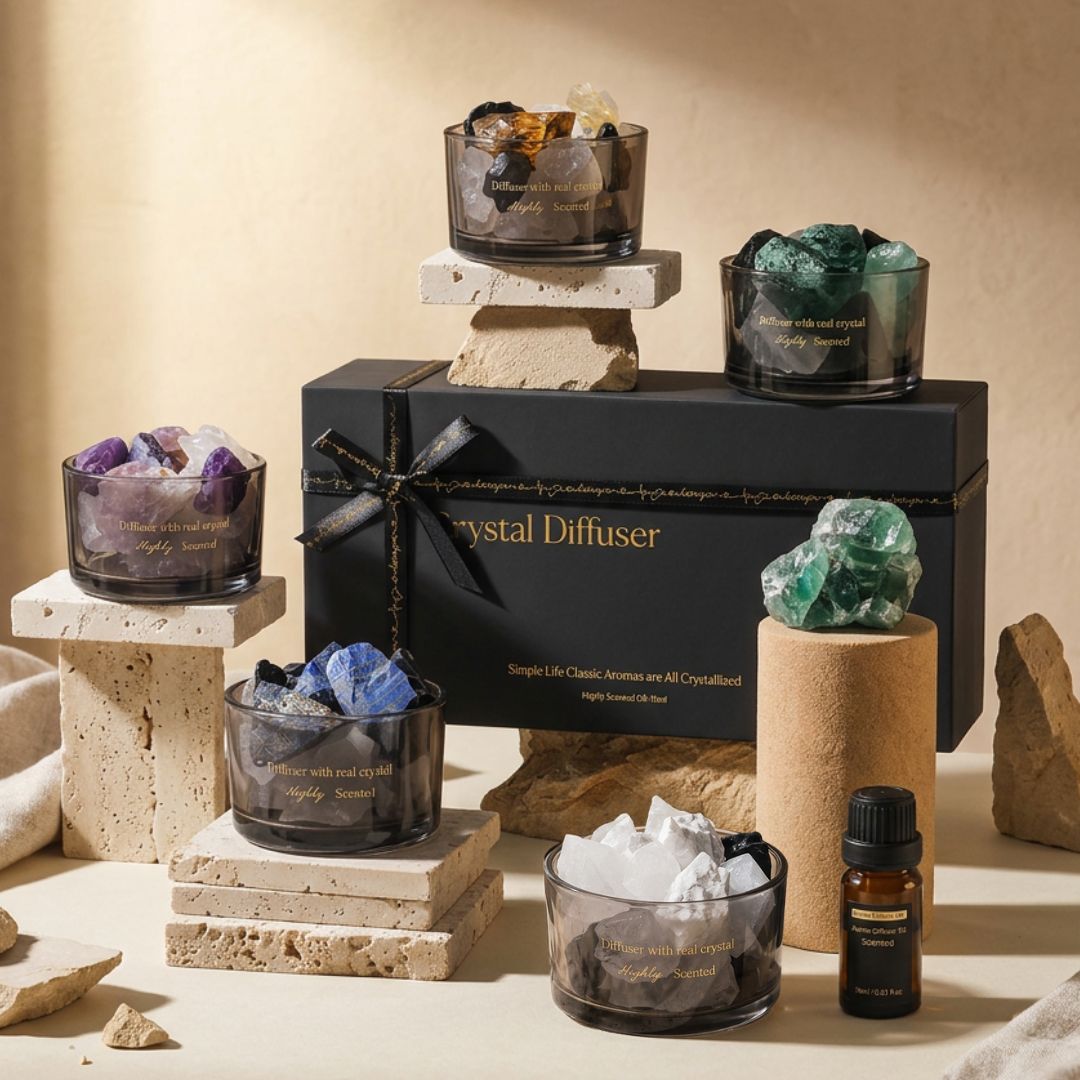 Crystal Stone Essential Oil Diffuser