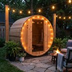 2-Person Cedar Barrel Sauna