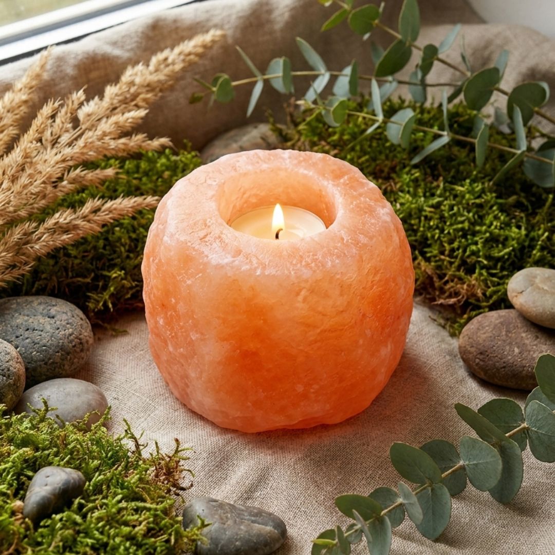 Himalayan Salt Candle Holder