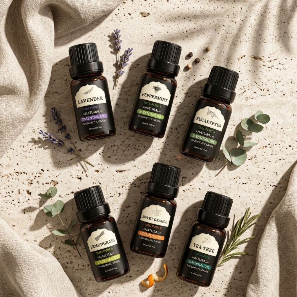 100% Pure Essential Oil 6-Piece Set
