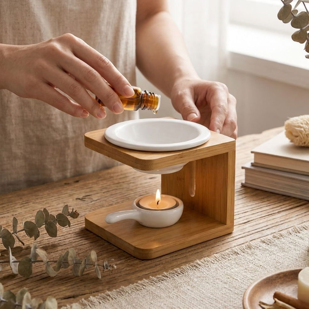 Essential Oil Burner Candle Diffuser