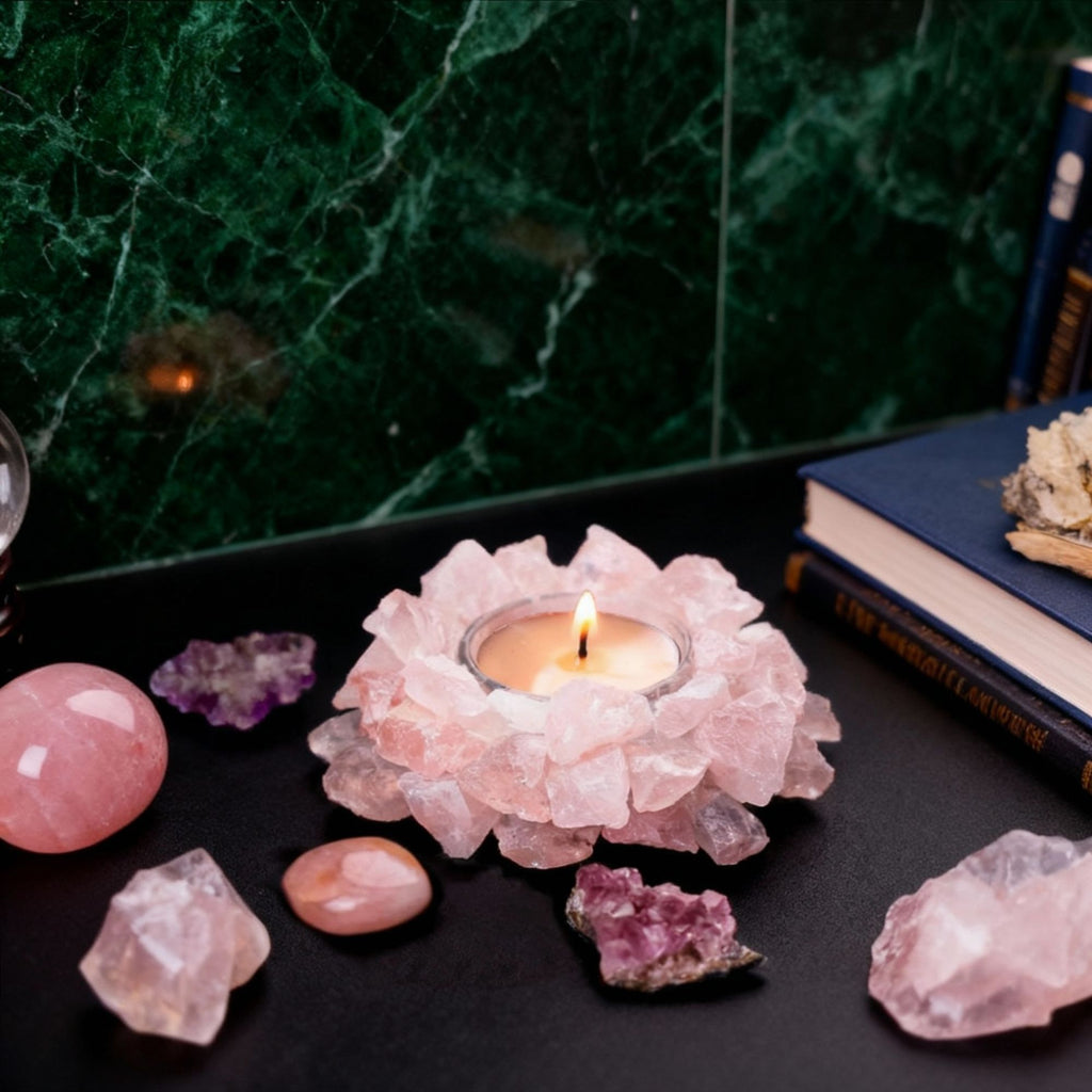 Crystal Candle Nest Ritual