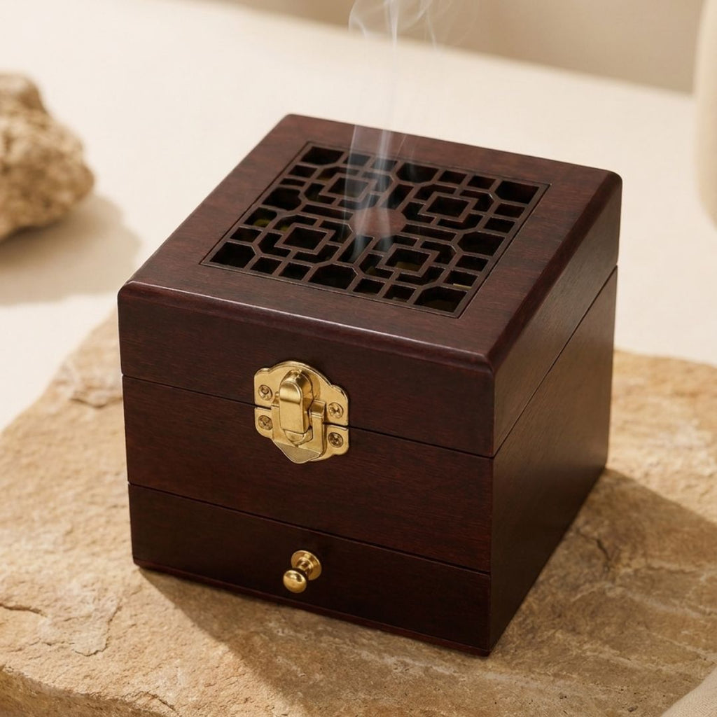 Wooden Antique Incense Burner