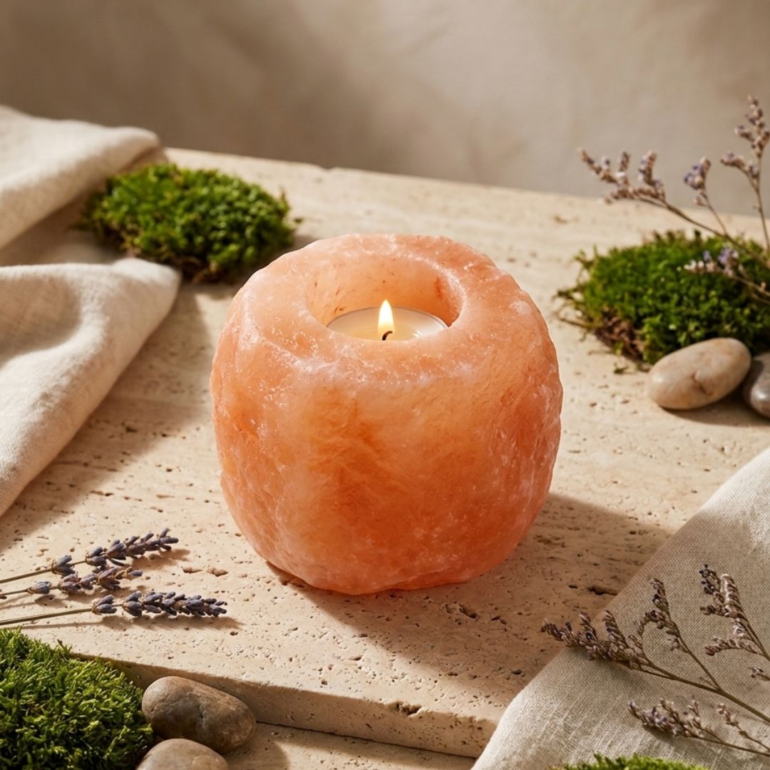 Himalayan Salt Candle Holder