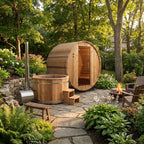 2-Person Cedar Barrel Sauna