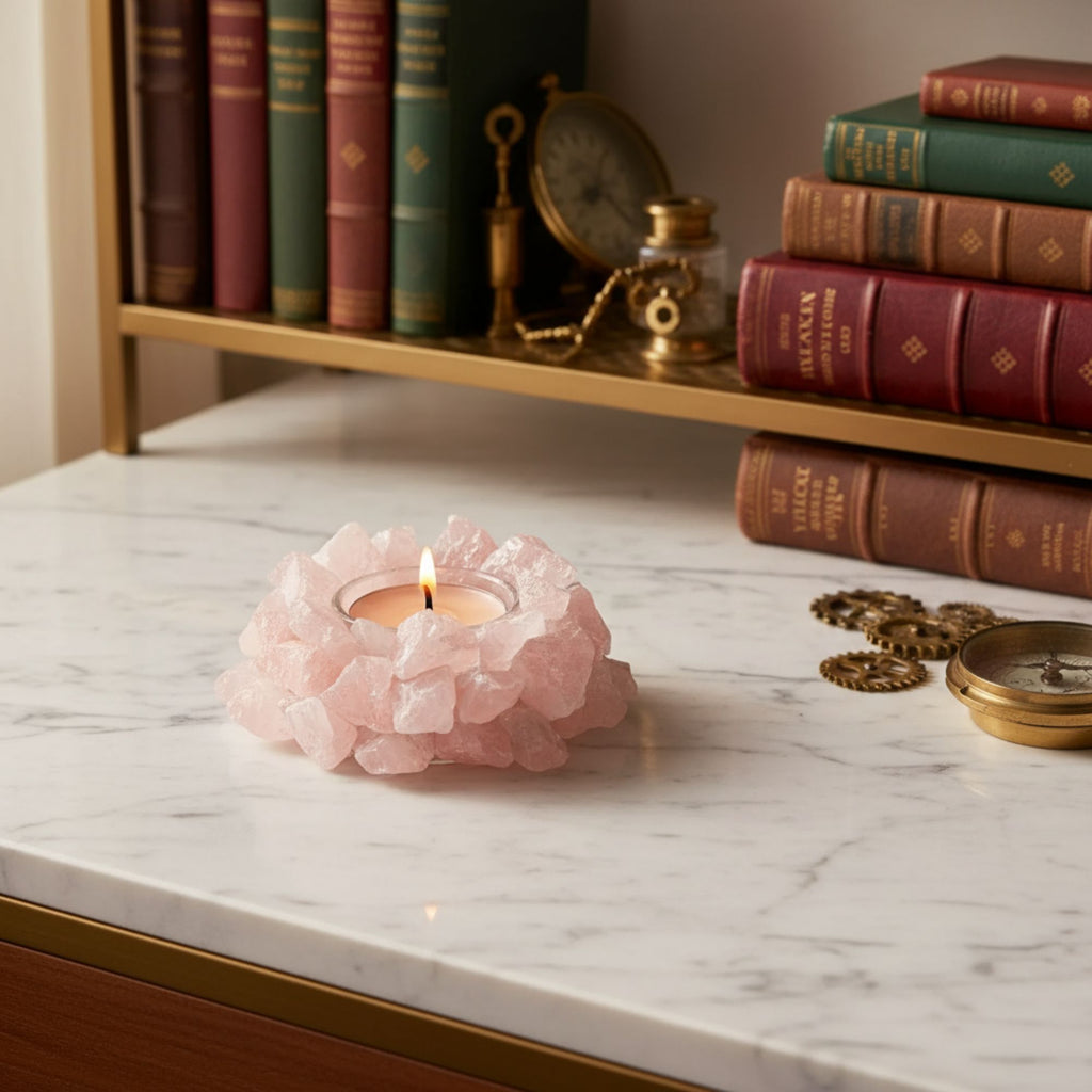 Crystal Candle Nest Ritual