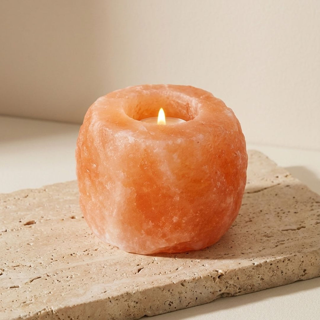 Himalayan Salt Candle Holder