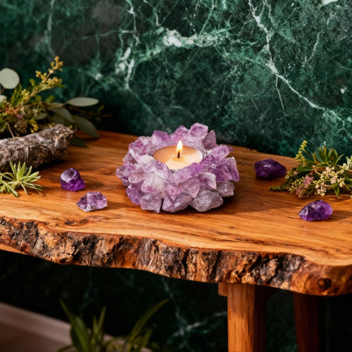 Crystal Candle Nest Ritual