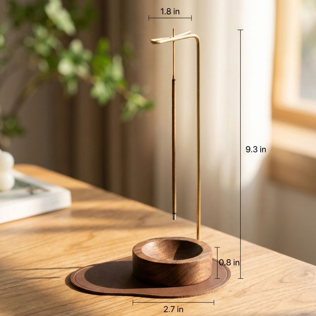 Inverse Wood Incense Holder