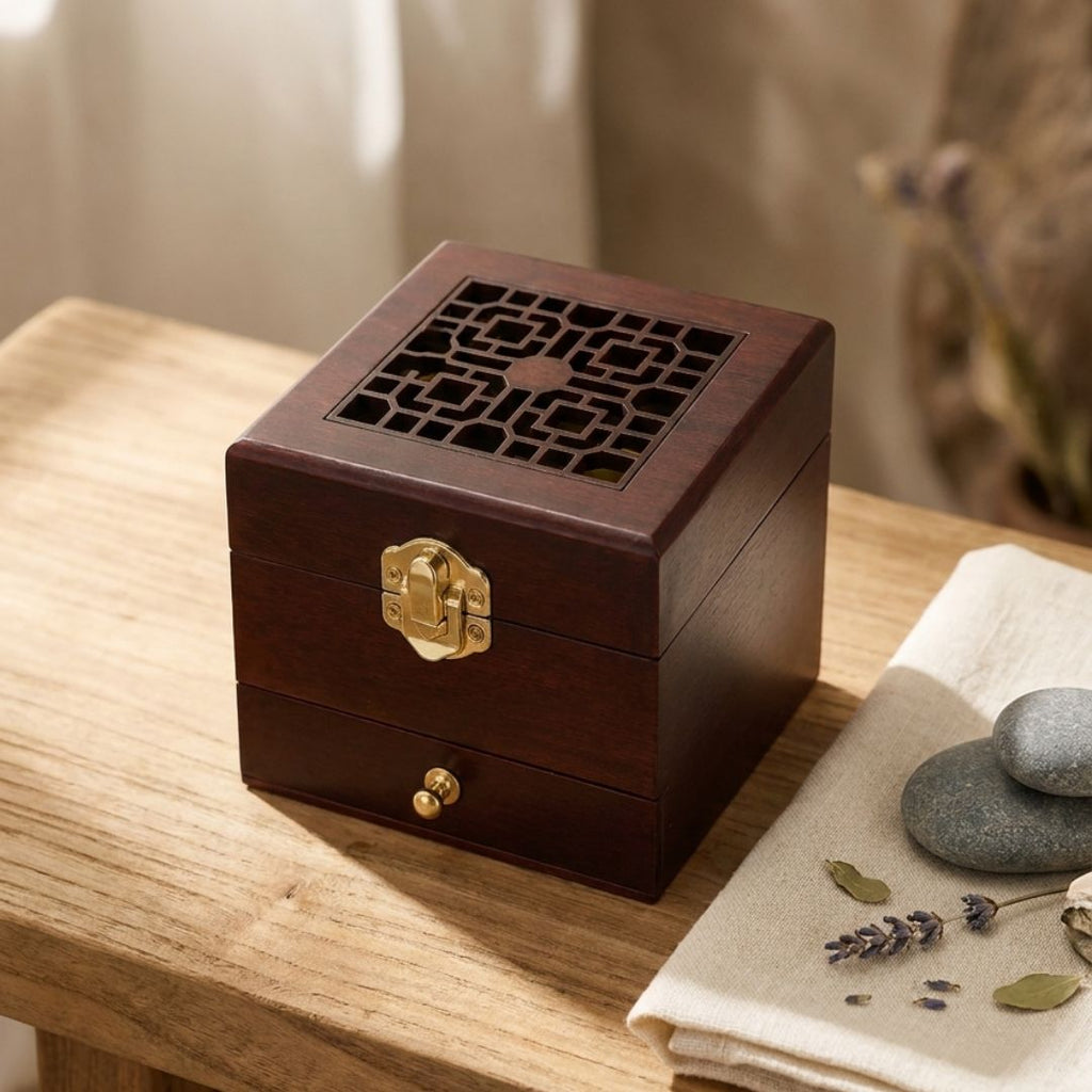 Wooden Antique Incense Burner