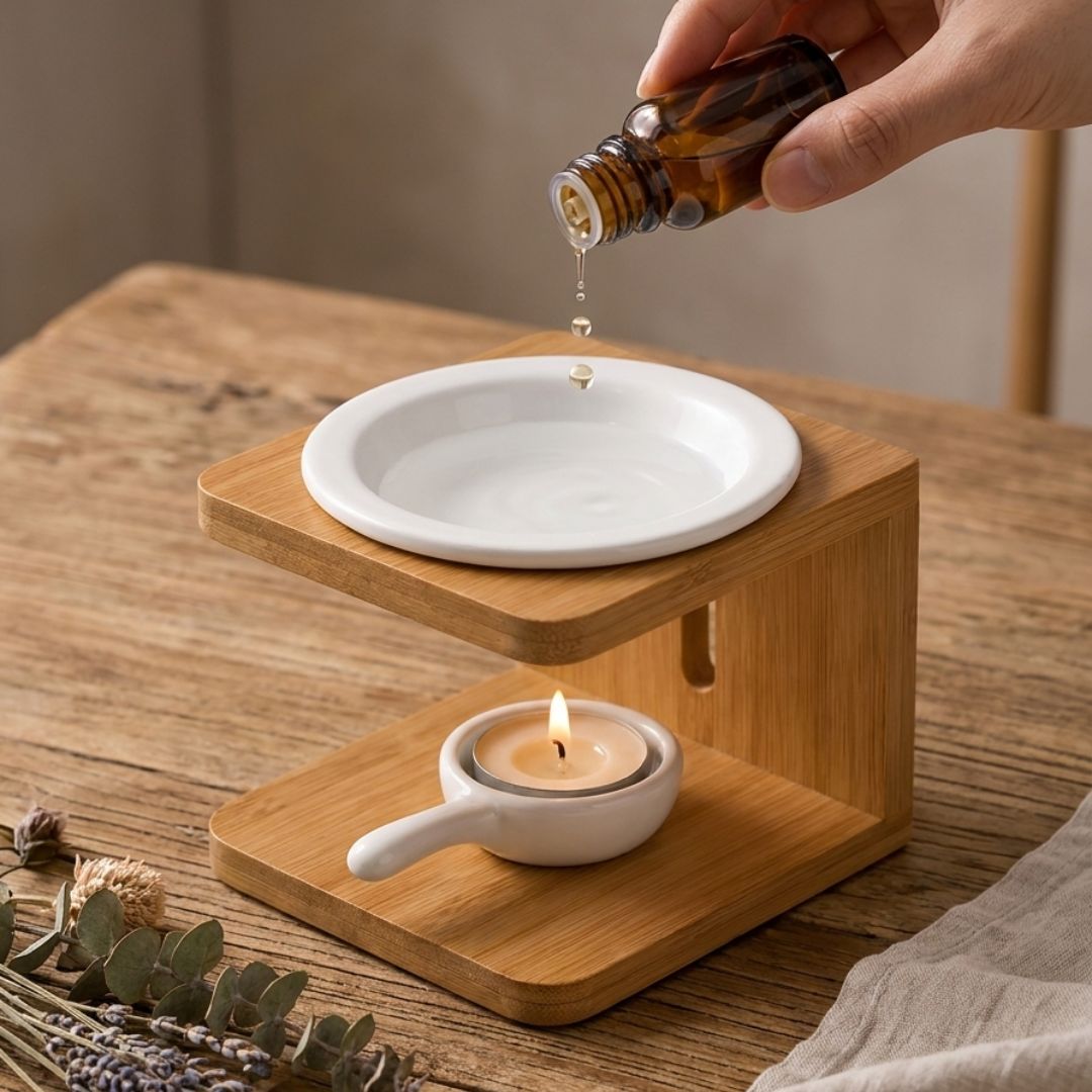 Essential Oil Burner Candle Diffuser