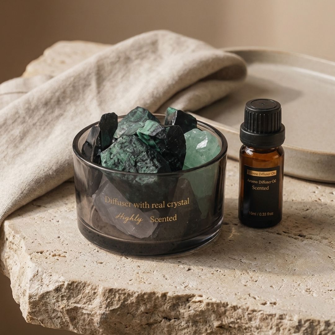Crystal Stone Essential Oil Diffuser