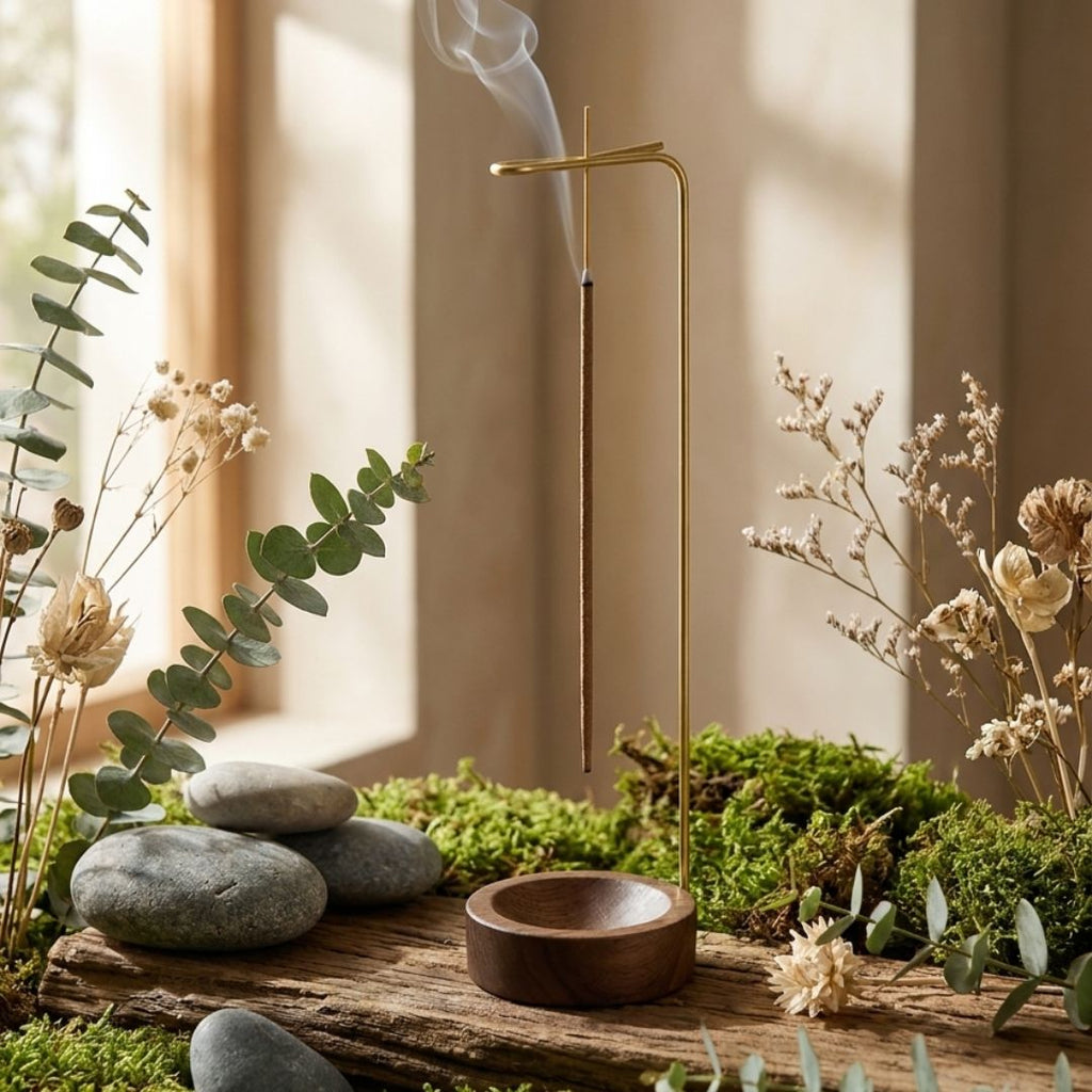 Inverse Wood Incense Holder