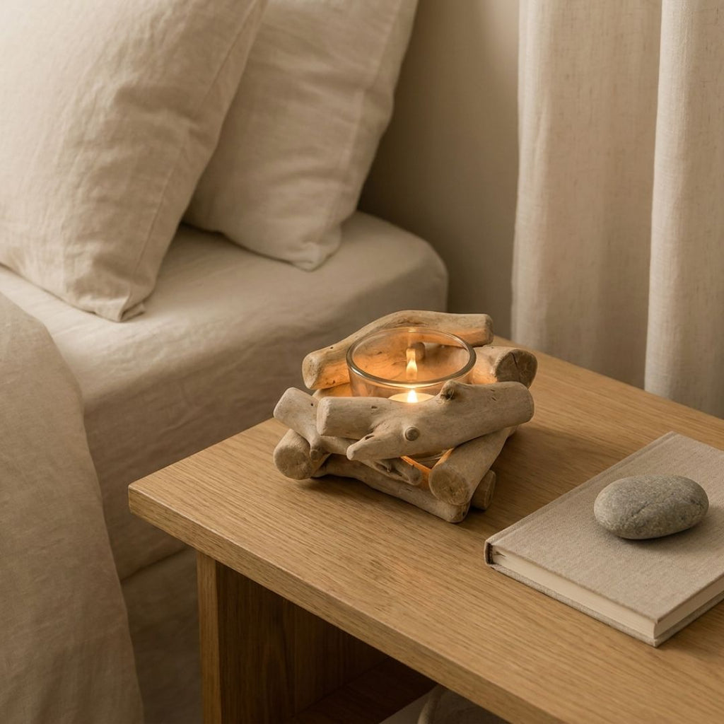 Driftwood Candle Holder
