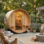4-Person Cedar Barrel Sauna