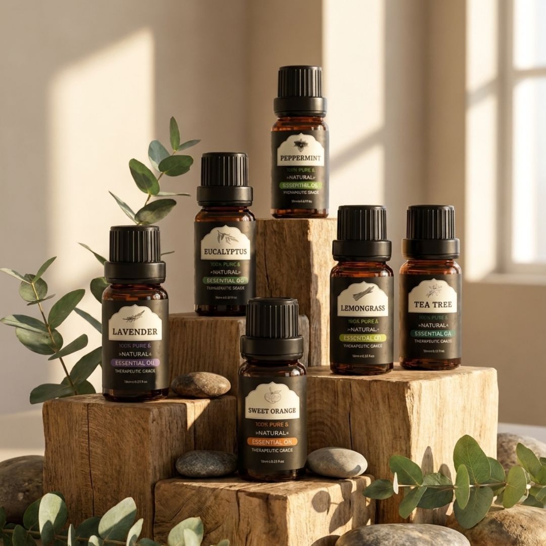 100% Pure Essential Oil 6-Piece Set