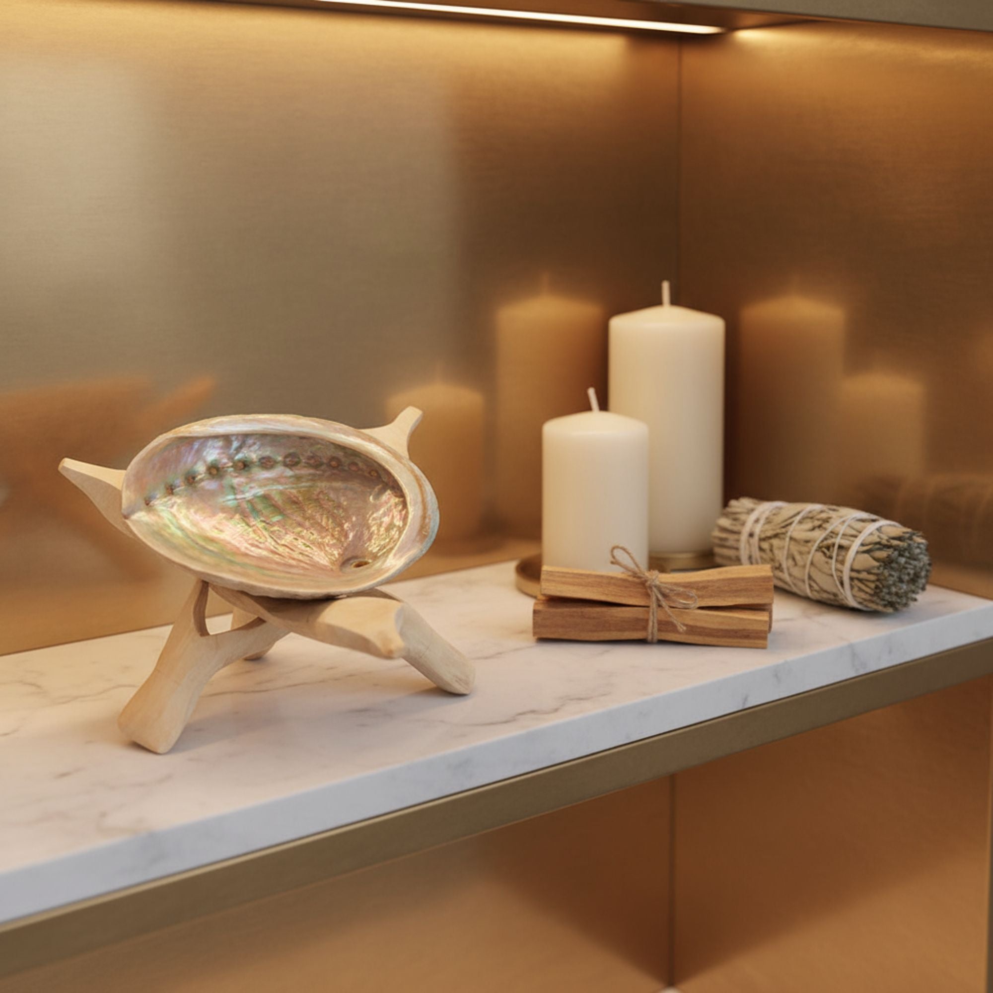 Sage & Abalone Shell Smudge Ritual