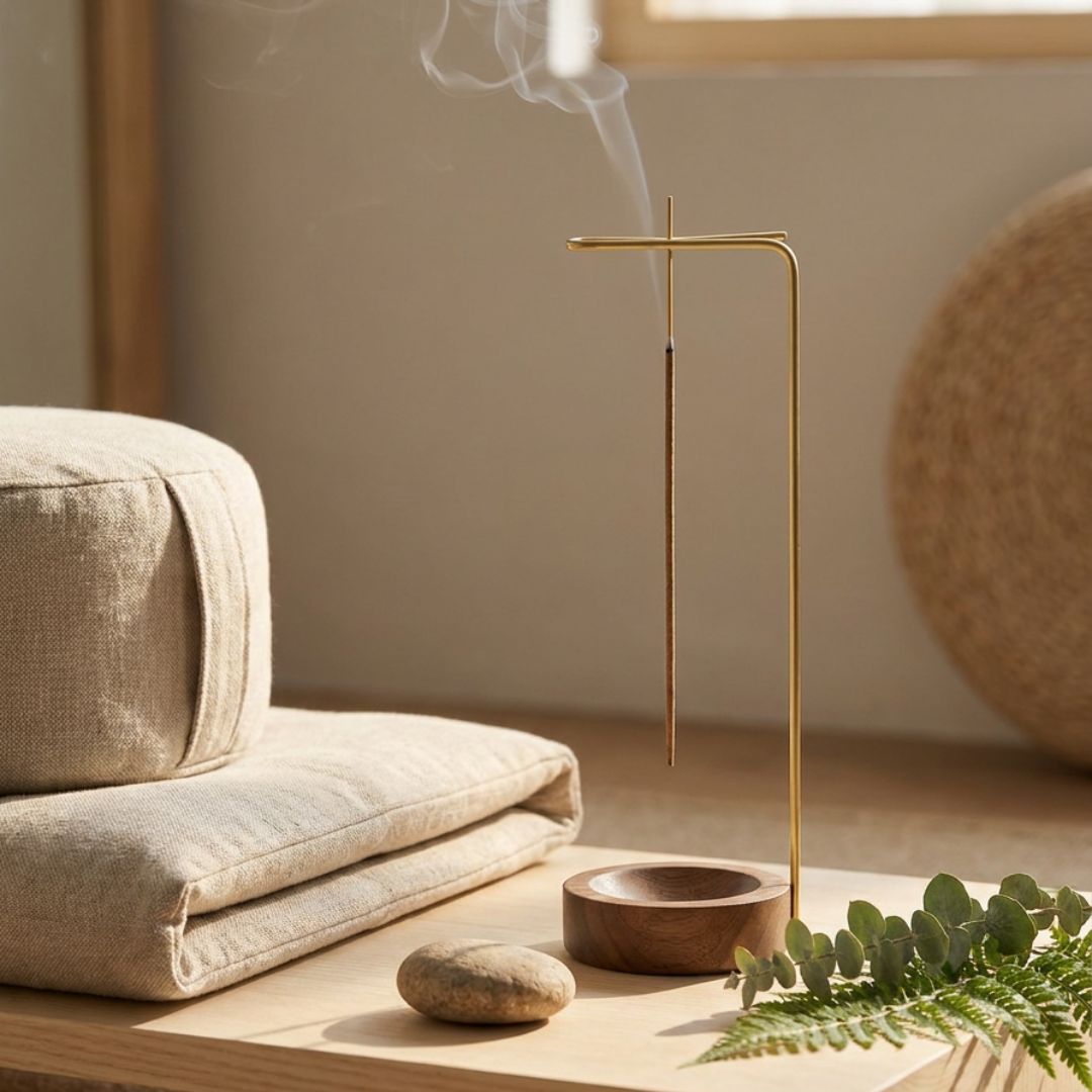 Inverse Wood Incense Holder