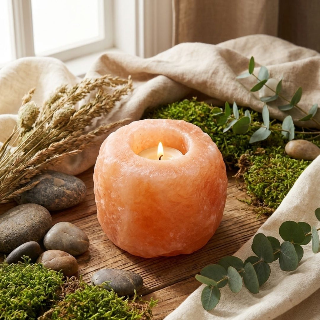 Himalayan Salt Candle Holder