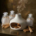 palo santo burner with palo santo wood sticks