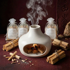 palo santo burner with palo santo wood sticks