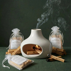 palo santo burner with palo santo wood sticks