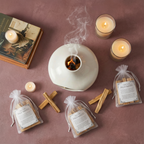 palo santo burner with palo santo wood sticks