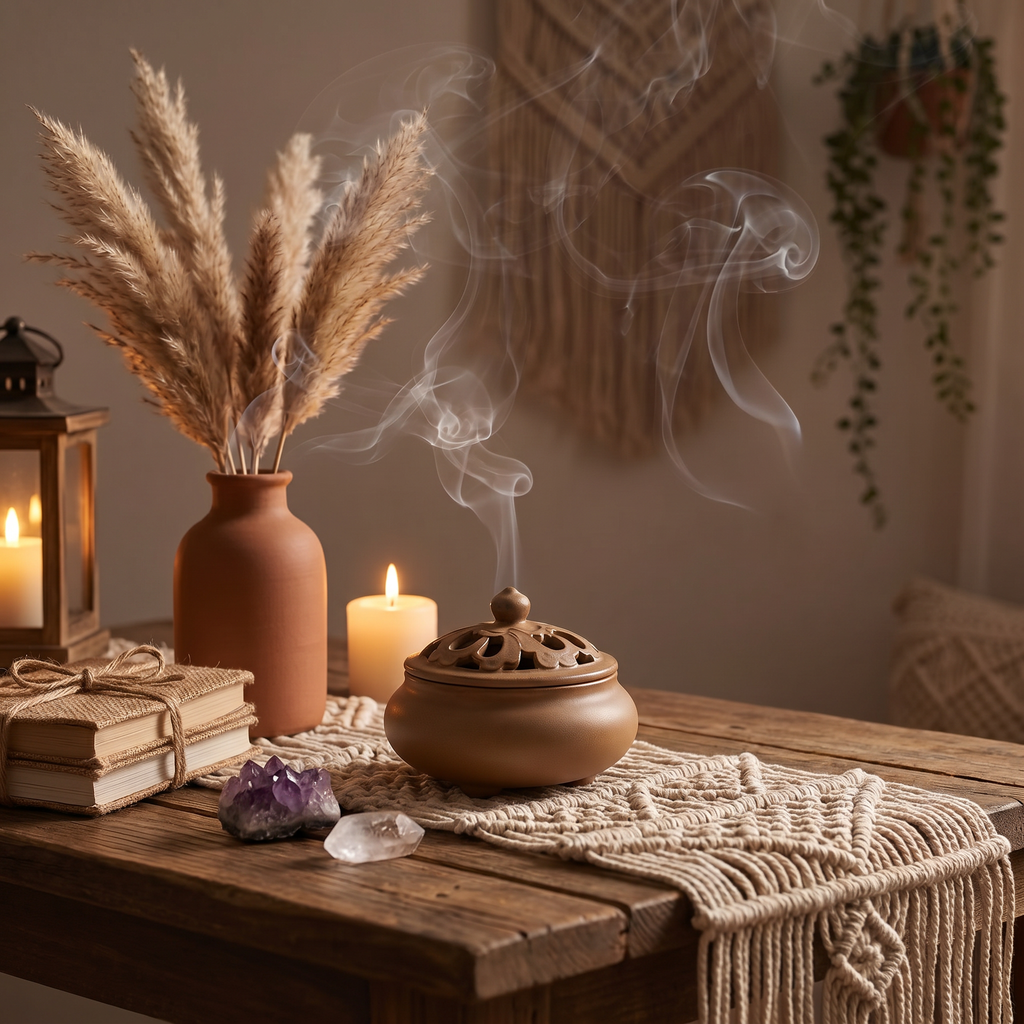Retro Ceramic Incense Burner