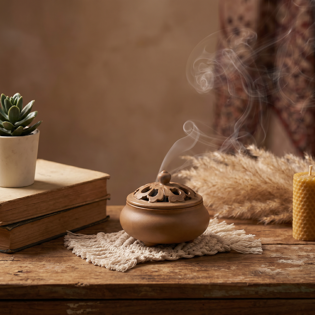 Retro Ceramic Incense Burner