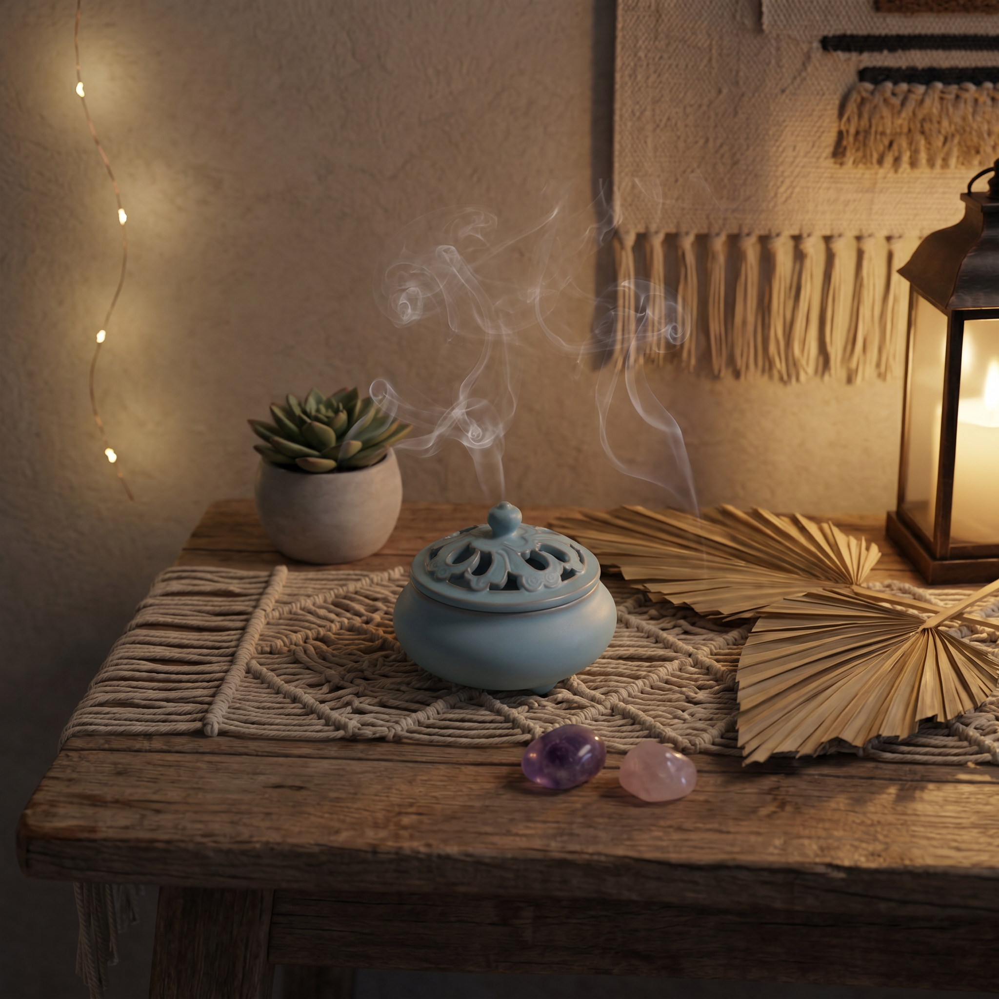 Retro Ceramic Incense Burner
