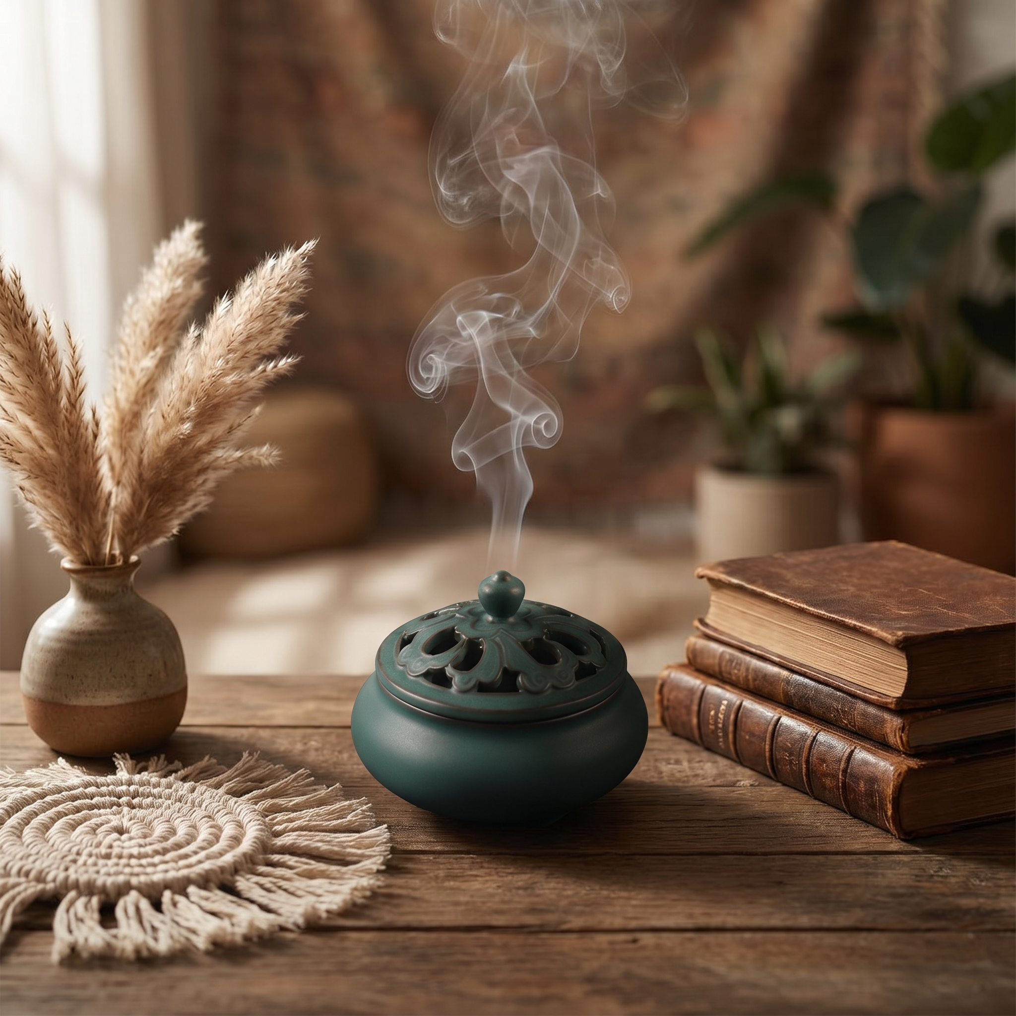 Retro Ceramic Incense Burner