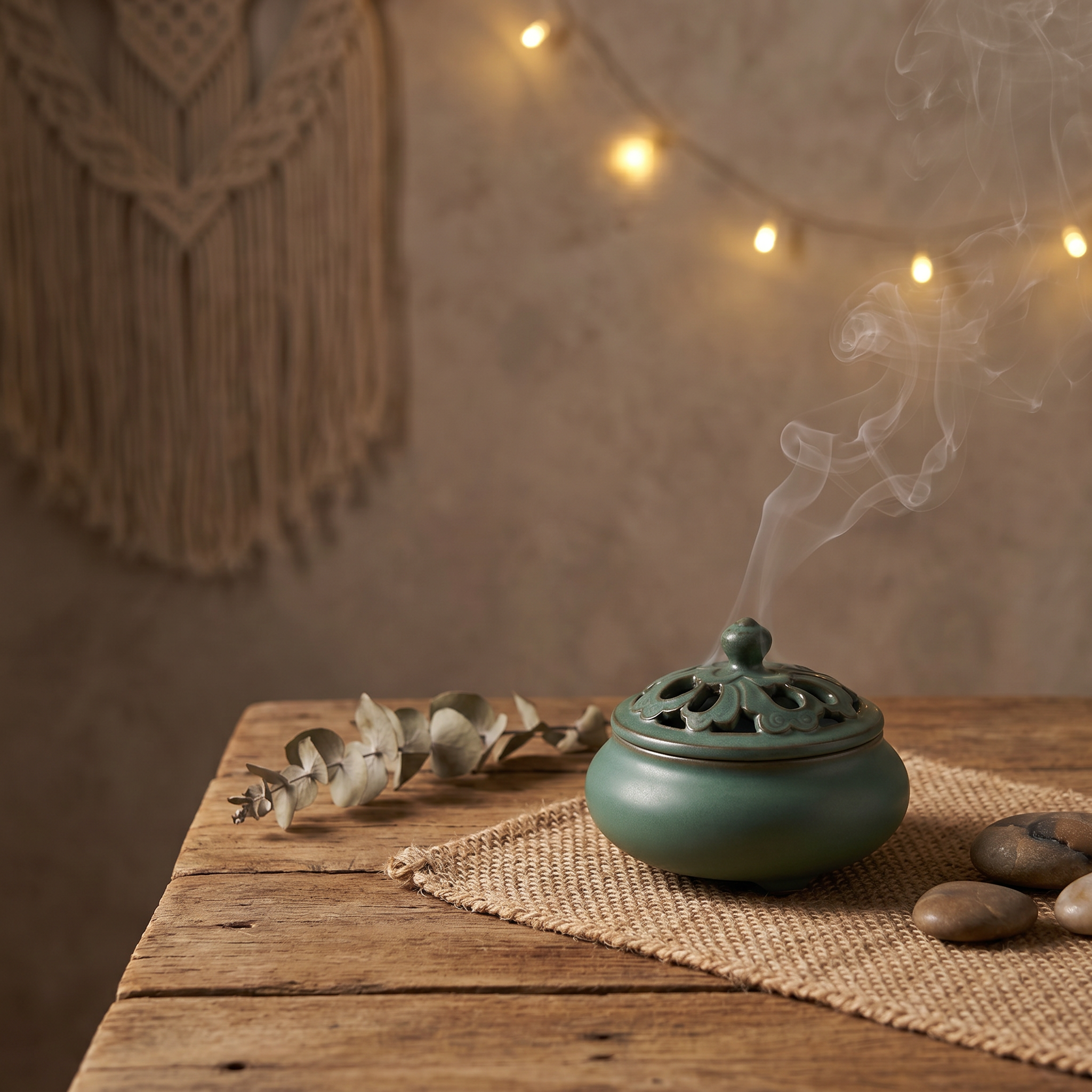 Retro Ceramic Incense Burner