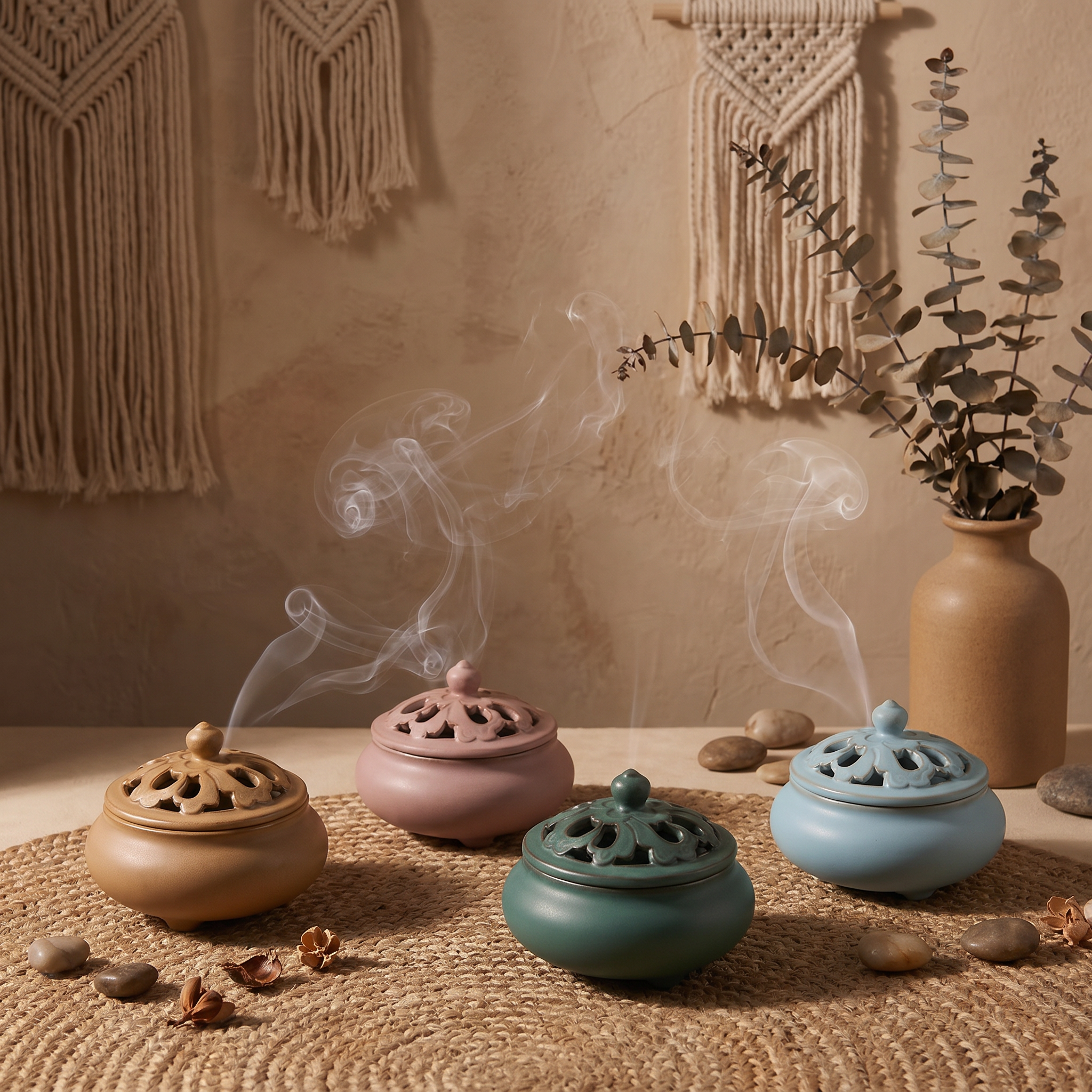 Retro Ceramic Incense Burner